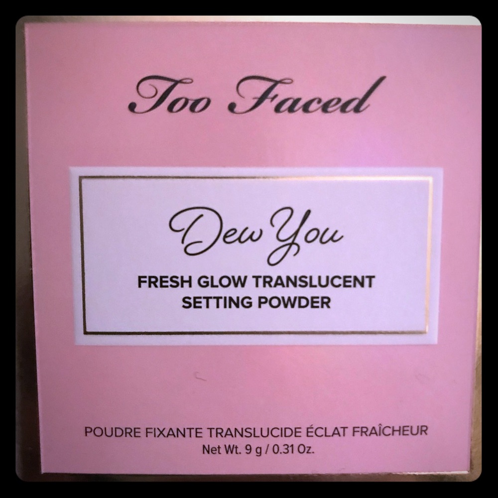 NEW! Dew you Too Face Fresh&Glow setting powder!